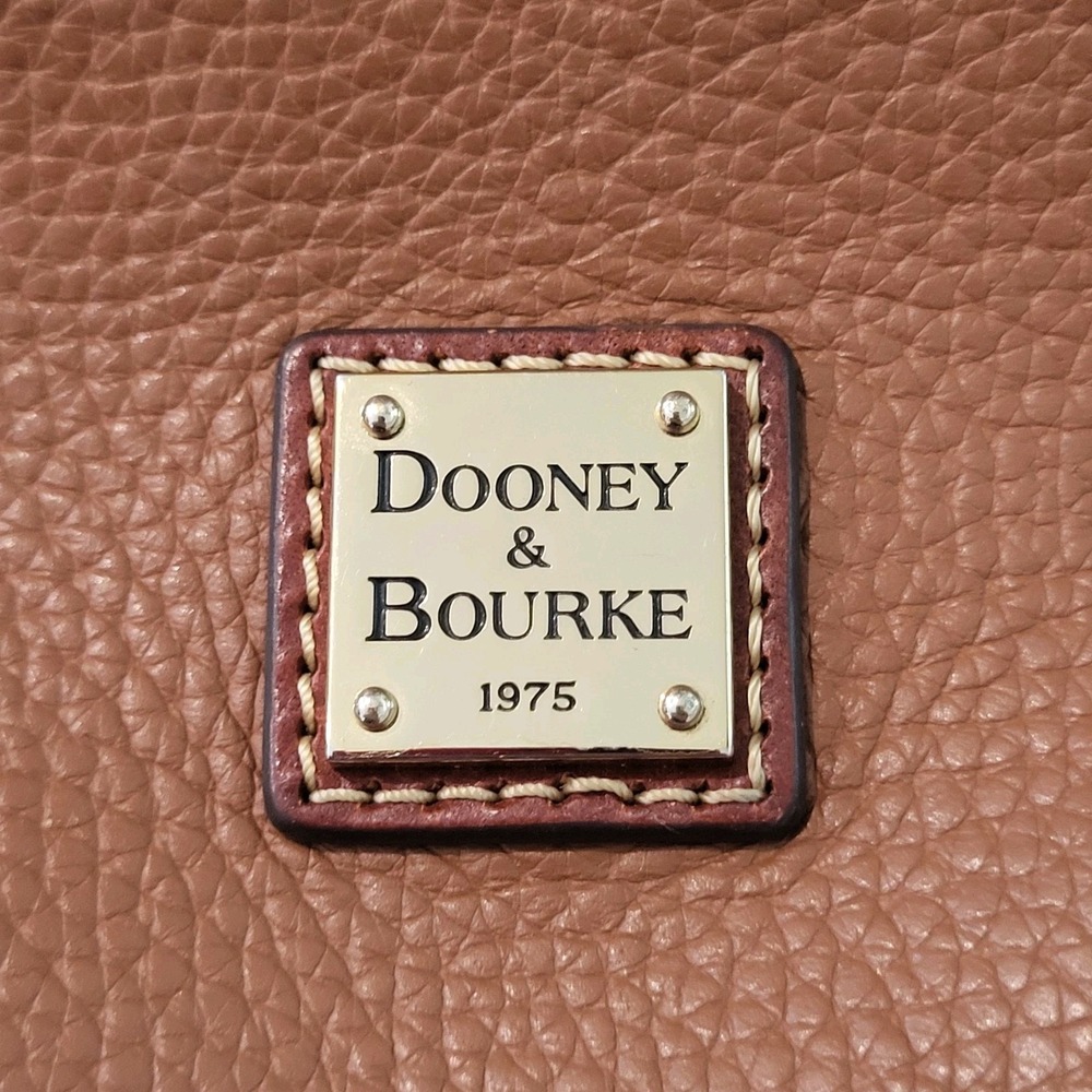 Dooney & Bourke Pebble Grain Ginger Crossbody Shoulder Bag Red Interior - Picture 2 of 10